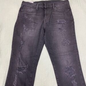 H&M Black Ripped Skinny Jeans